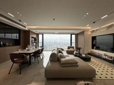 观音桥商圈 全套房设计 带新风 地暖 中央空调看城市景观!!