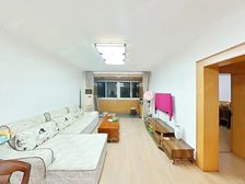 老客户再次委托,南北通透全明2房2卫,厅朝南,近45平大客厅