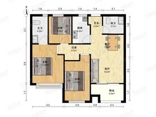 一梯两户,南北通透,交通便利,居家装修