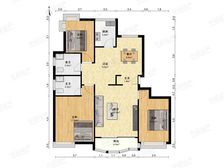 正南绿地东上海3室2厅精装修