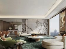 香山脚下实景现房客厅三卧朝南,精装修大面宽餐客厅分离全景香山