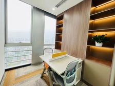 东三环地标 嘉盛中心216平精装遗留4隔间10工位带家具出租