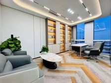 东三环地标 嘉盛中心187平精装遗留3隔间12工位带家具出租