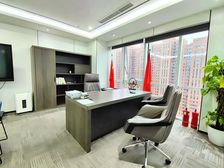 东二环地铁上盖 首东国际468平精装7隔间16工位带家具出租