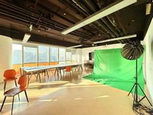 业主直租万通中心高层160平精装遗留2隔间30工位带家具出租