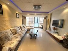 西郊河畔家园 复.式4房 交通便利 南北通透 高楼层视野无遮