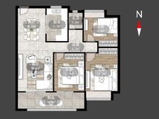 低总价!菱港锦园 3室2厅 中层小高层 有钥匙 三朝南双阳台