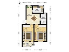 新长征花苑 65.44平2居 南北向中装修 拎包入住