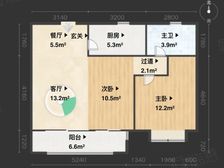 半江云庭2室2厅1卫南朝向115.0万元/套出售