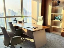 东三环地标 双井地铁 乐成中心621平精装遗留带家具出租