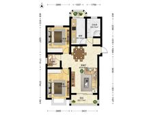 祥和家园 单价4.5W/㎡ 业主诚意出售,南北通透