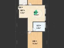 宋成佳苑2室2厅1卫南朝向95.0万元/套出售