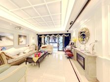 青林湾八期,大平层220平8楼,豪装边套,四房朝南,一线江景