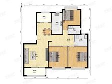 小区前排位置,南北双阳台,飘窗设计,满五年没税