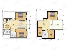 一梯三户,厨卫朝北,独立电梯,主卧朝南