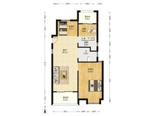 中旅城三期三房两厅一厨二卫,楼层好,不靠高架