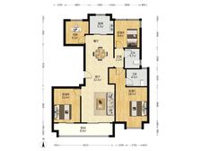 姚江金茂府 四叶草户型 精装修拎包入住