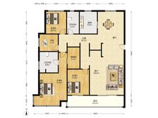 房源南北通透大平层品质装修生活配套完善