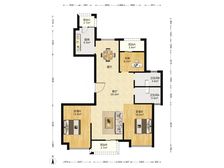 丰汇城,135平3房2卫,全新毛坯,房东诚售看房有钥匙