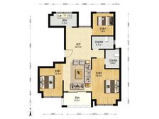 铂翠湾纯毛坯 可以自由装修 三房位置佳 中庭楼层好