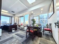 东三环地标双地铁 富尔大厦750平对电梯精装遗留带家具出租