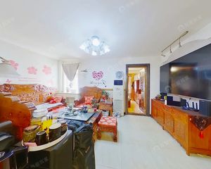 苹果园海特花园,精装两居室,板楼中间层,一梯两户