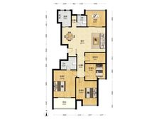 精装四房二卫口200米电梯房小高层