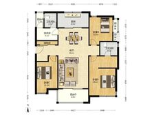 南北通透万科金色雅筑3室2厅精装修