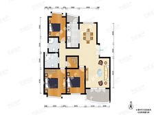 南京西路电梯小洋房飞机户型三房