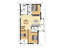 新上,明园板楼少有户型,南北通透,采光不挡,价格好谈