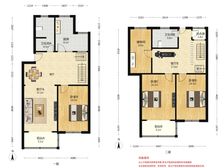 东旺公寓 165.99平4居 复式楼房,单价4.1W