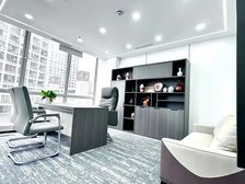 东三环国贸双地铁 建外SOHO写字楼189平精装遗留带家具