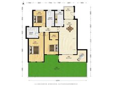 正南尚东国际名园3室2厅精装修