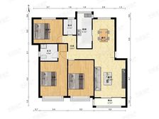 浦发绿城(西泰林路901弄)精装三房两厅两卫带阳台看房方便