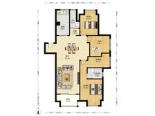 吾悦二期127平 房东工作调动诚心出售