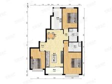 精装三房带车位,人车分流次新品质小区