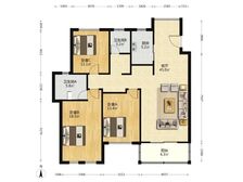 南北通透尚东国际名园3室2厅