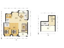 宝旭观邸【顶复洋房】,全新毛坯,户型方正,小区环境好,诚售!