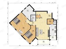 二梯四户,客厅带阳台,景观房,环境优美,闹中取静,居家装修