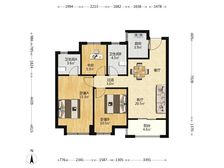 江东金茂府 小户型 三开间朝南 采光视野佳