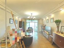 虹梅路标杆小区,高区景观板式三房,南看花园