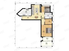 珐朵公馆一期南北小三房+地铁口 奥乐齐旁 有钥匙+有车位