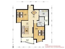 普陀武宁南向精装两房 大华清水湾花园高层98平