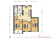 长风一村 86.55平3居 南北向精装修 视野无遮挡