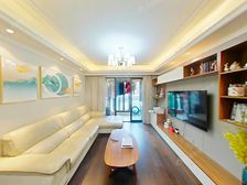 新上纯边套,好楼层!前临河,后看小区园林景观!