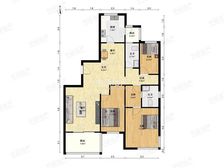 仁恒3期高区看河景3房 自住保养好 边套全明