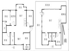 诺和木勒地铁口 电力家园 顶楼带露台 上下一边大 可按揭