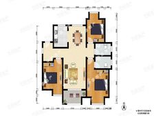 采光充足,精装修,小区中心位置,主卧朝南