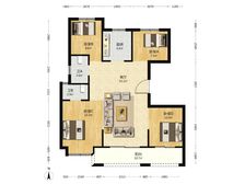 镇海区 庄市 崇文花园洋房 四叶草户型