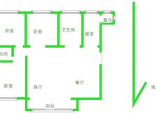 南北通透 水天伊色 3室2厅
